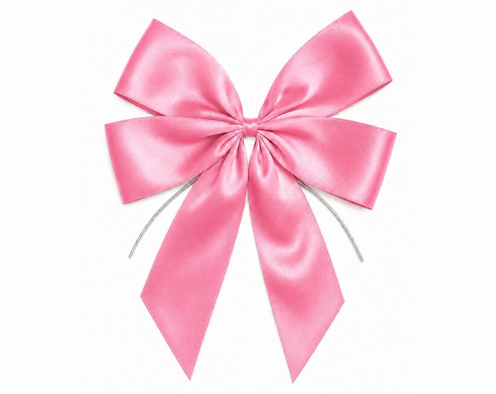 FIOCCO RASO 14X4X16 DOPPIO ROSA | Fiocco per uova di Pasqua