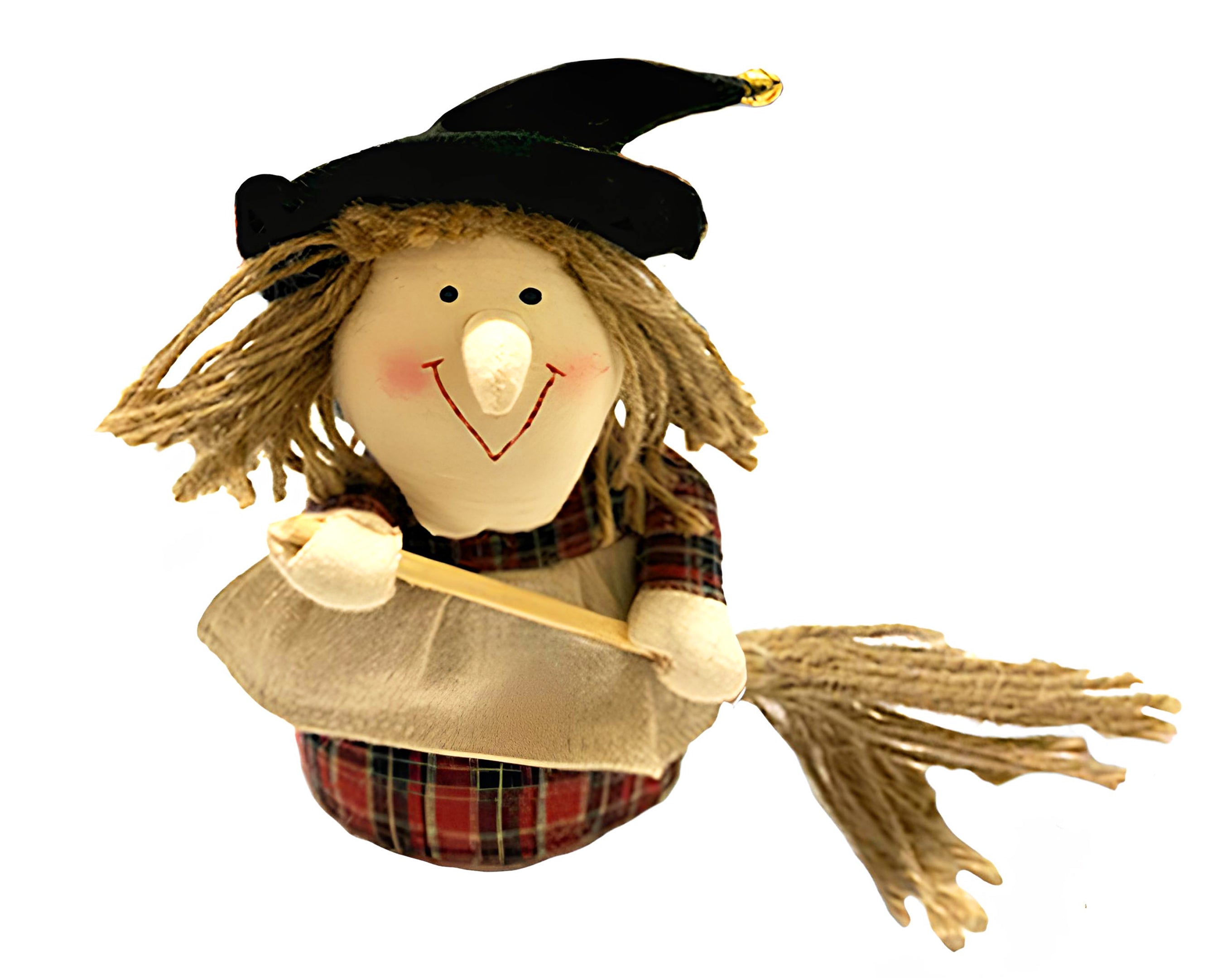 BEFANA IN TESSUTO 18CM