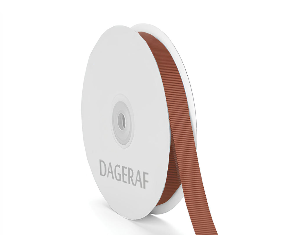 NASTRO GROSGRAIN LARGHEZZA NASTRO 0.6 CM X 50 CM DI LUNGHEZZA MARRONE