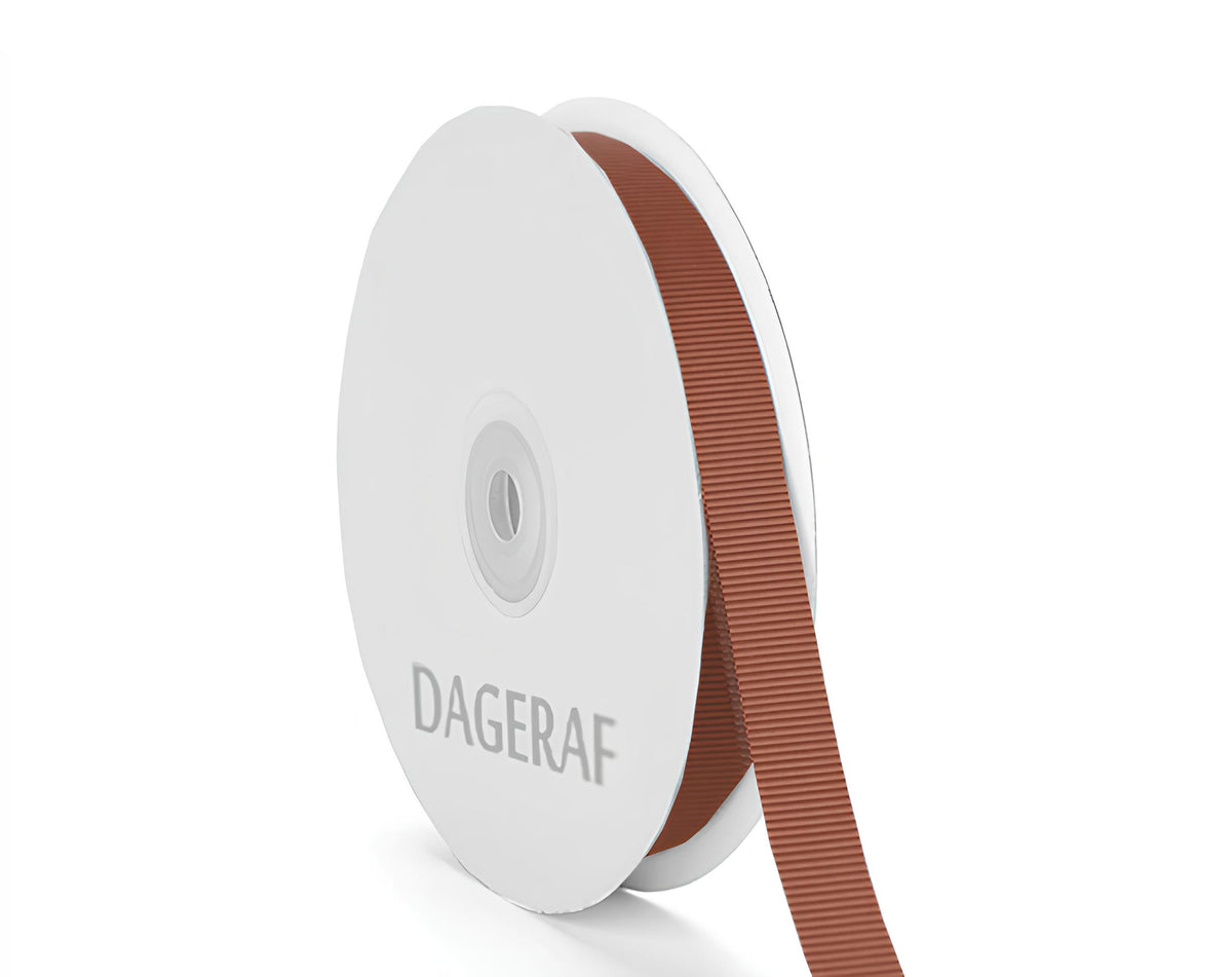 NASTRO GROSGRAIN LARGHEZZA NASTRO 0.6 CM X 50 CM DI LUNGHEZZA MARRONE