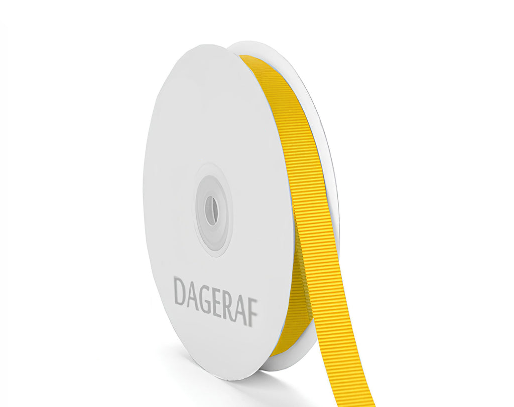 NASTRO GROSGRAIN LARGHEZZA NASTRO 0.6 CM X 50 CM DI LUNGHEZZA GIALLO