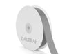 GROSGRAIN LINT BREEDTE 2,5 CM X 50 M LENGTE ZILVER