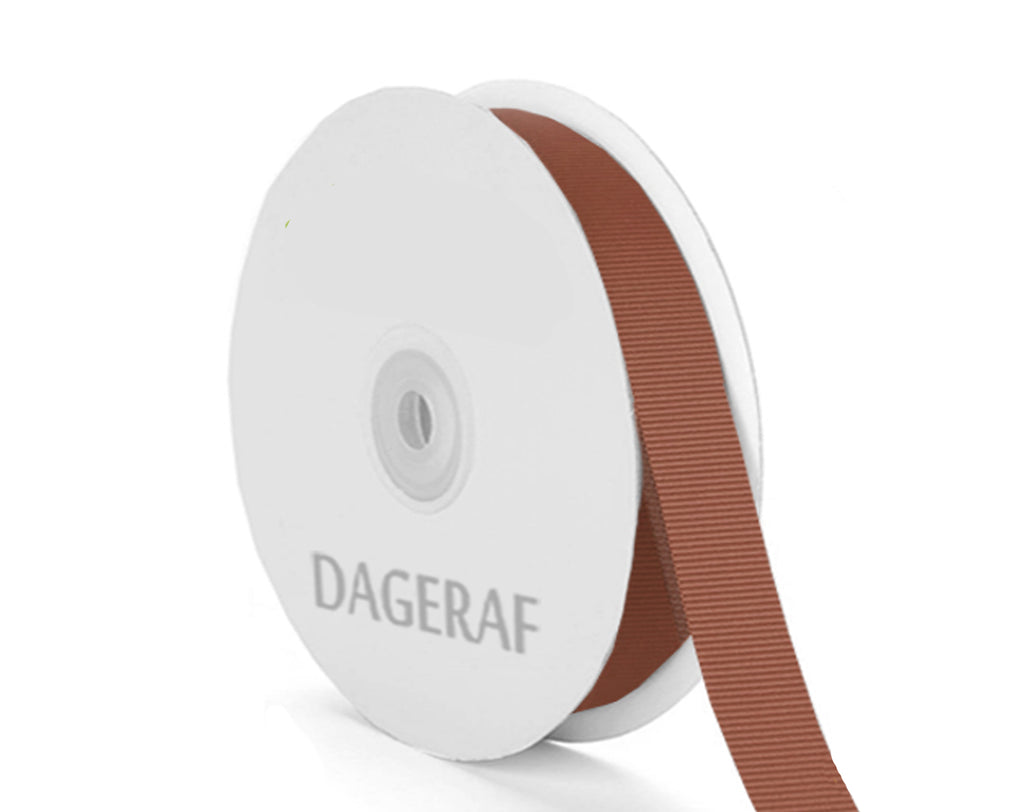GROSSGRAIN-BAND BANDBREITE 2,5 CM X 50 M LÄNGE BRAUN