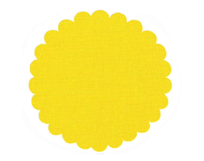 TESSUTO TNT D.100 TONDO SMERLATO GIALLO