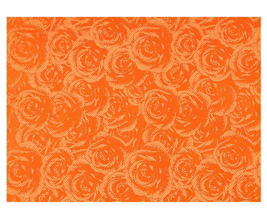 TNT 100X100 QUADRATO ROSES ARANCIO