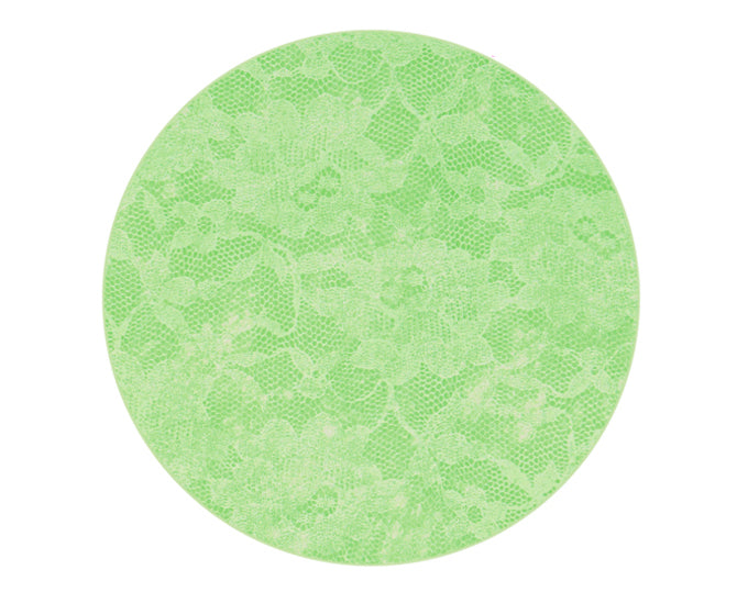 TNT D.100 TONDO FIORE LACE VERDE