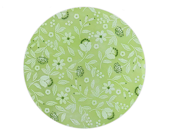 TNT TONDO D.100 RICAMATO VERDE MELA