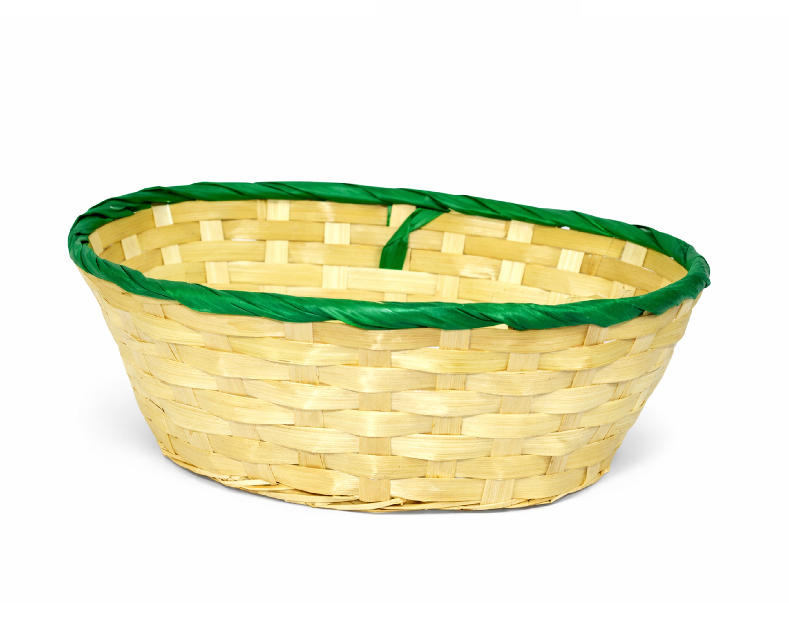 CESTA DE MADERA TEJIDA OVALADA | Embalaje para dulces de Pascua