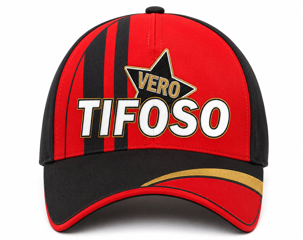 GORRA DE AFICIONADO REAL ROSSONERO 1/50/200