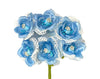 PICK 6 FIORI MERLETTO AZZURRO