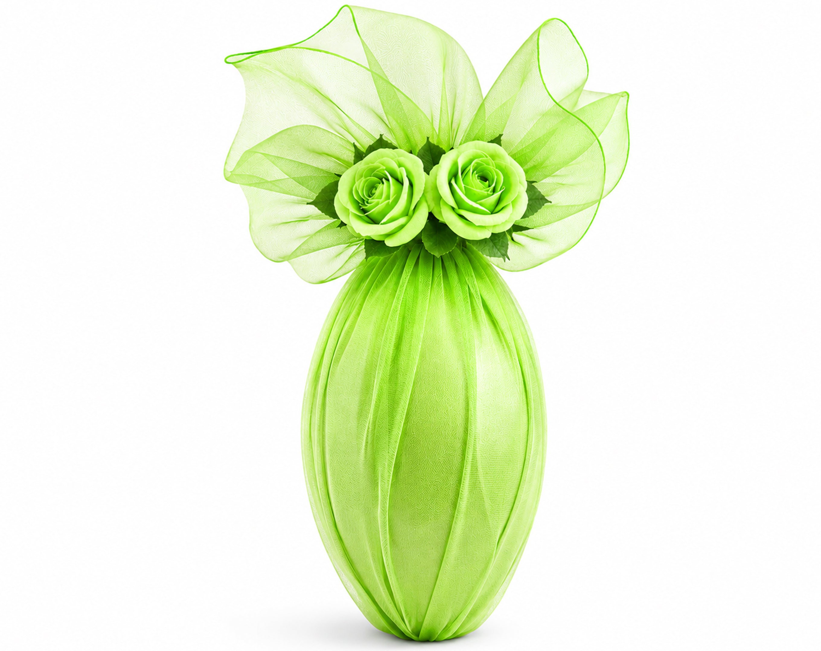 TULLE ORGANZA TONDO D.100 VERDE