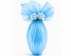 TULLE ORGANZA TONDO D.120 AZZURRO