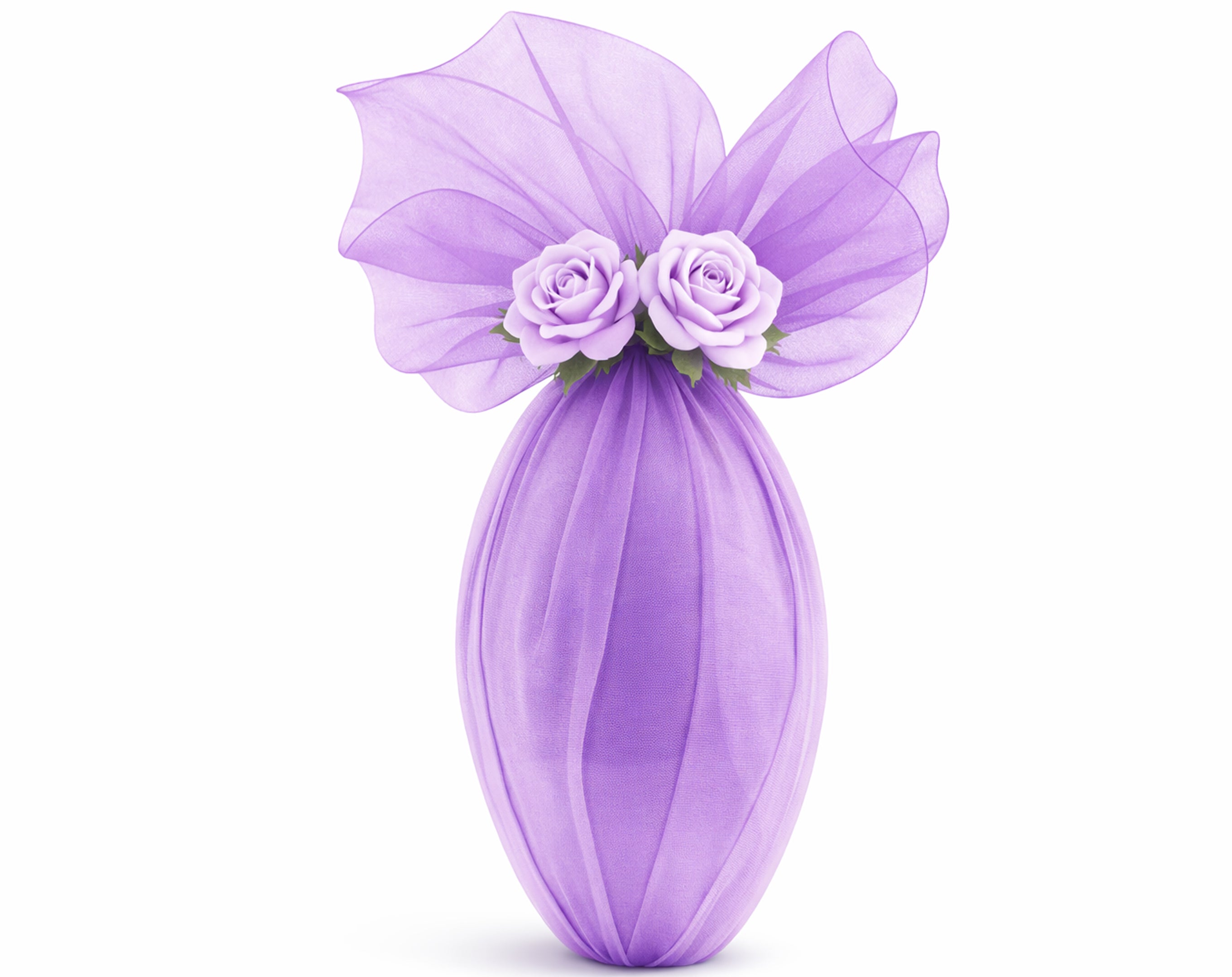 TULLE ORGANZA TONDO D.100 LAVANDA