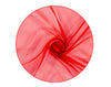 TUL DE ORGANZA REDONDO ROJO D.100