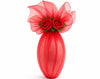 TULLE ORGANZA ROND D.100 ROUGE