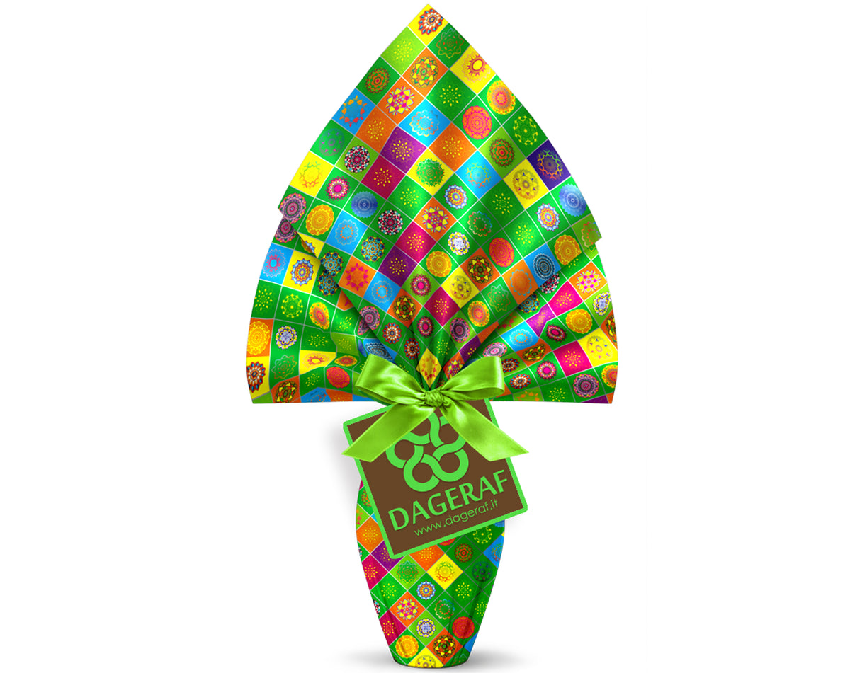 INCARTO PER UOVA DI PASQUA PPL 240X240 METALLIZZATO BORMIDA VERDE