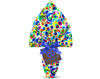 ENVOLTORIO DE HUEVOS DE PASCUA PPL 100X100 AZUL BRENTA METALIZADO