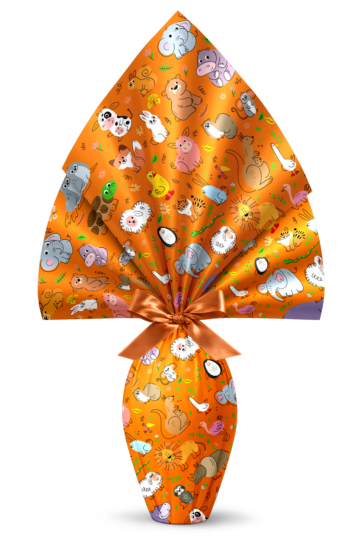 INCARTO PER UOVA DI PASQUA PPL 090X090 3 COLORI ASSORTITI NOCE