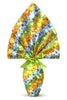 INCARTO PER UOVA DI PASQUA PPL 140X140 METALLIZZATO OGLIO AZZURRO