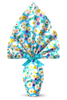 INCARTO PER UOVA DI PASQUA PPL 240X240 METALLIZZATO PANARO AZZURRO