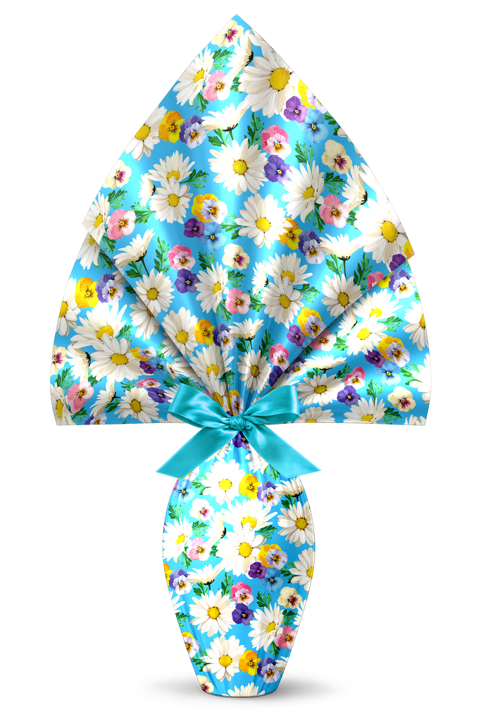 INCARTO PER UOVA DI PASQUA PPL 260X260 METALLIZZATO PANARO AZZURRO