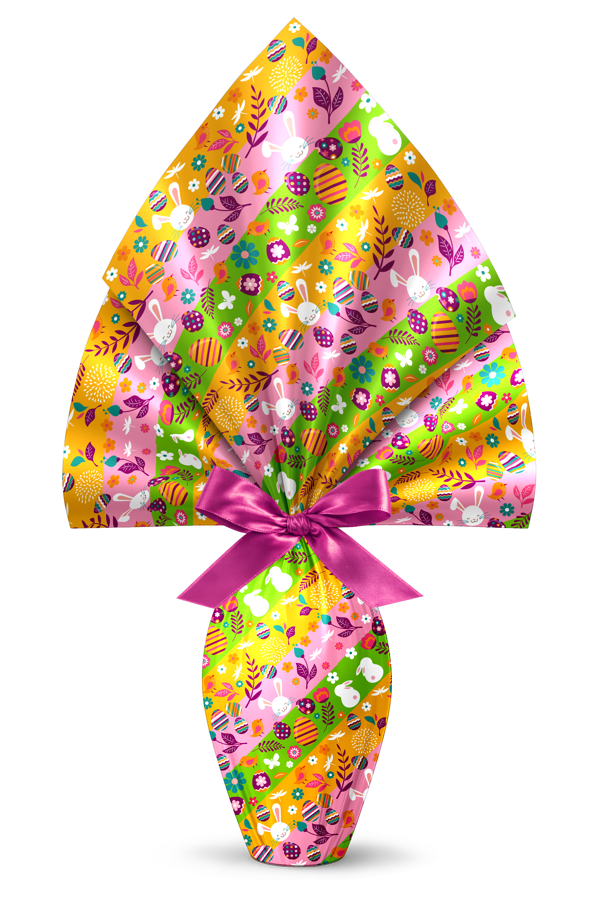 INCARTO PER UOVA DI PASQUA PPL 140X140 METALLIZZATO OGLIO ROSA