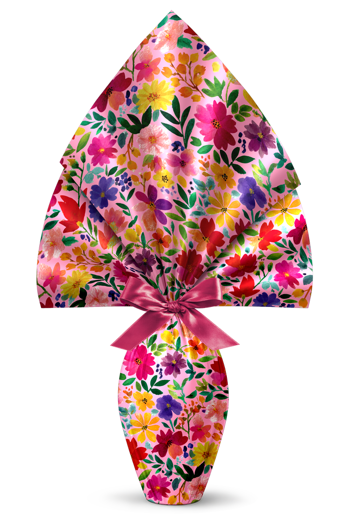 INCARTO PER UOVA DI PASQUA PPL 180X180 METALLIZZATO TROBBIA ROSA