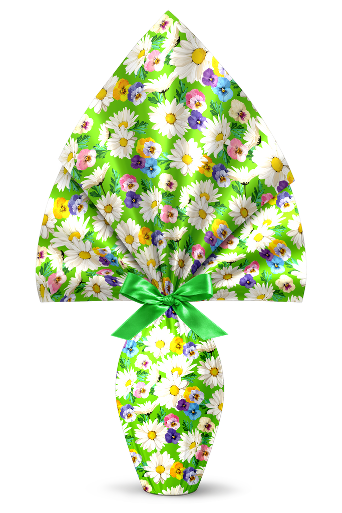 INCARTO PER UOVA DI PASQUA PPL 300X300 METALLIZZATO PANARO VERDE