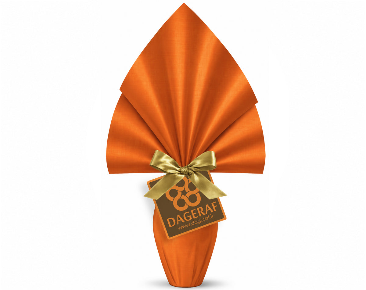 OSTER-EI-EINSCHLAGPAPIER PPL 090X090 METALLISIERT EINFARBIG ORANGE